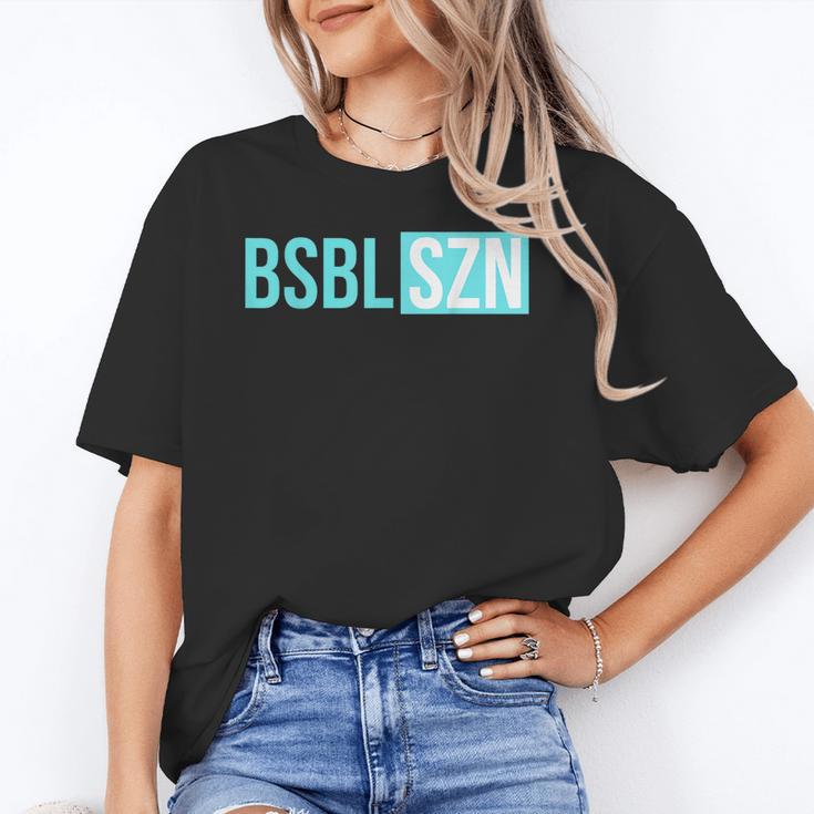 BSBL SZN Baseball Season Game Day Boys Girls Youth Unisex T-Shirt