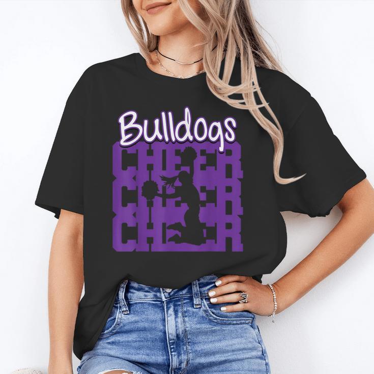 Bulldogs Cheer Back To School Cheerleading Spirit P Unisex T-Shirt Bulldogs Cheer Back To School Cheerleading Spirit P Unisex T-Shirt