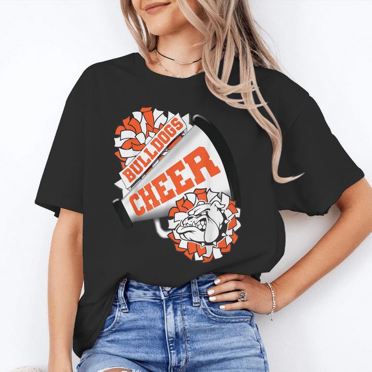 Bulldogs Cheerleading Back To School Cheer Team Orange Unisex T-Shirt Bulldogs Cheerleading Back To School Cheer Team Orange Unisex T-Shirt