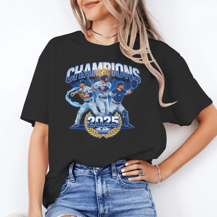 Champions 2025 Baseball Retro Athletic Celebration Theme Unisex T-Shirt Champions 2025 Baseball Retro Athletic Celebration Theme Unisex T-Shirt