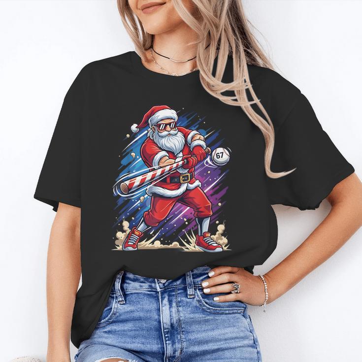 Christmas Baseball Santa Game Day Xmas Boys Kids Men Unisex T-Shirt Christmas Baseball Santa Game Day Xmas Boys Kids Men Unisex T-Shirt