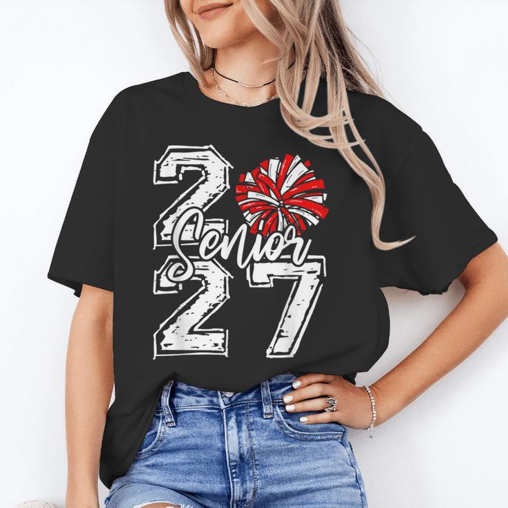Class Of 2027 Cheer Red Senior 2027 Back To School Unisex T-Shirt Class Of 2027 Cheer Red Senior 2027 Back To School Unisex T-Shirt