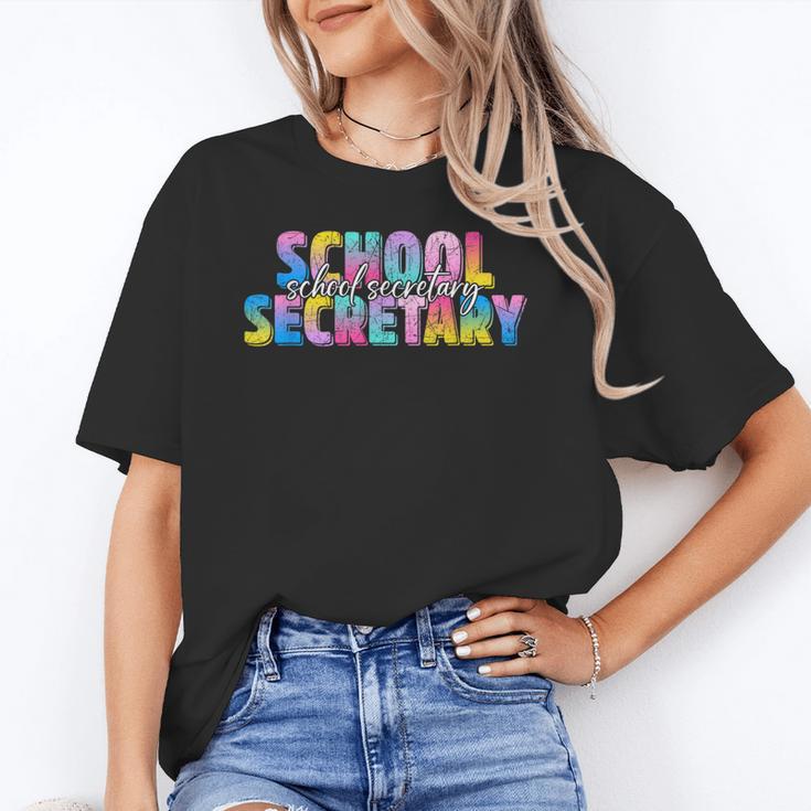 Colorful School Secretary Back To School Rainbow Unisex T-Shirt Colorful School Secretary Back To School Rainbow Unisex T-Shirt
