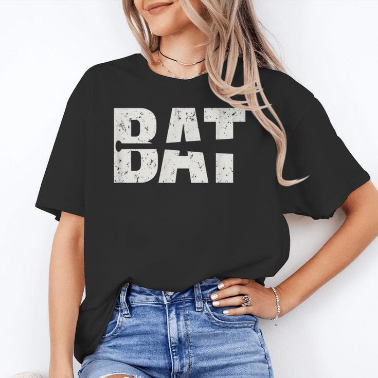 Cool Bat Dad Baseball Tee Women Kids Unisex T-Shirt