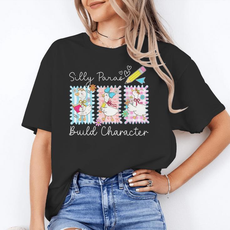 Coquette Back To School Silly Paras Build Character Unisex T-Shirt Coquette Back To School Silly Paras Build Character Unisex T-Shirt