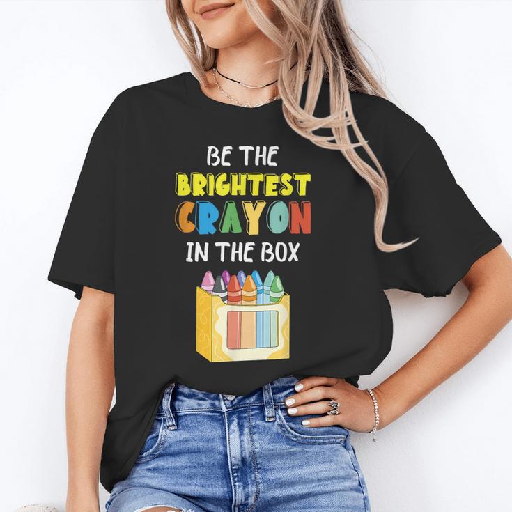 Crayon Be The Brightest Students Crayons Back To School Unisex T-Shirt Crayon Be The Brightest Students Crayons Back To School Unisex T-Shirt