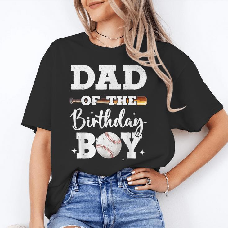 Dad Of The Birthday Boy Baseball Bday Family Unisex T-Shirt Dad Of The Birthday Boy Baseball Bday Family Unisex T-Shirt