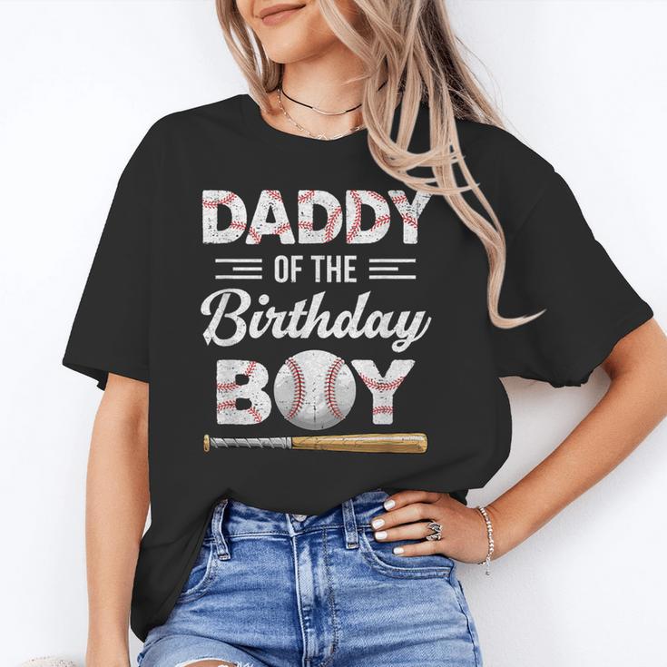 Daddy Of The Birthday Boy Baseball Matching Family Unisex T-Shirt