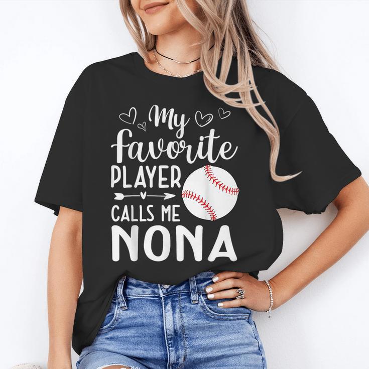 My Favorite Player Calls Me Nona Baseball Player Unisex T-Shirt My Favorite Player Calls Me Nona Baseball Player Unisex T-Shirt