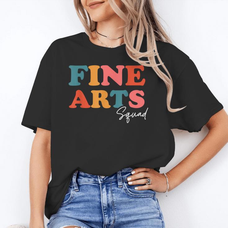 Fine Arts Squad Boho Cute Back To School Fine Arts Unisex T-Shirt