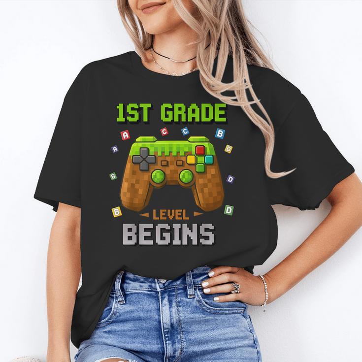 First Day Of 1st Grade Level Begins Back To School Boy Unisex T-Shirt First Day Of 1st Grade Level Begins Back To School Boy Unisex T-Shirt