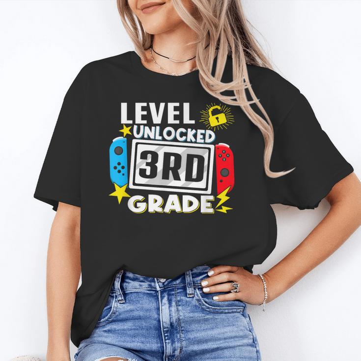 First Day Of 3rd Grade Level Unlocked Game Back To School Unisex T-Shirt First Day Of 3rd Grade Level Unlocked Game Back To School Unisex T-Shirt