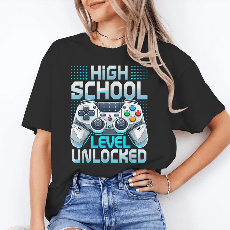 First Day Of High School Level Unlocked Back To School Gamer Unisex T-Shirt First Day Of High School Level Unlocked Back To School Gamer Unisex T-Shirt