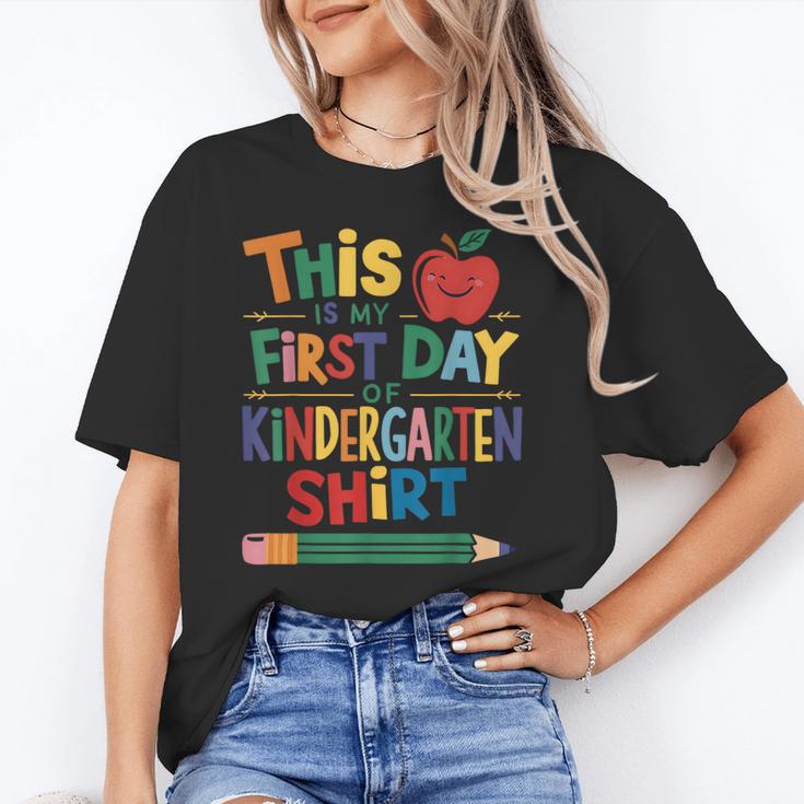 This Is My First Day Of Kindergarten Shirt Back To School Unisex T-Shirt This Is My First Day Of Kindergarten Shirt Back To School Unisex T-Shirt