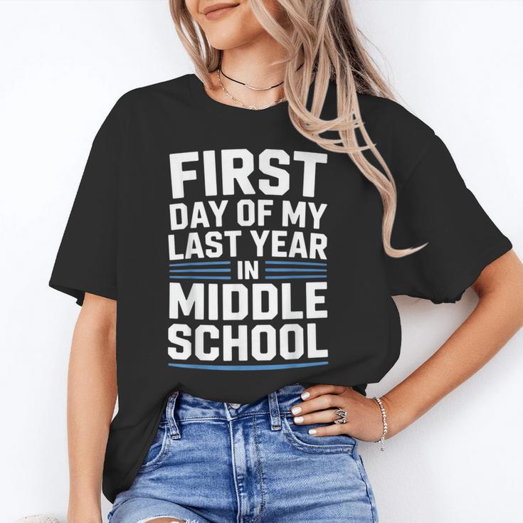 First Day Of My Last Year In Middle School Back To School Unisex T-Shirt First Day Of My Last Year In Middle School Back To School Unisex T-Shirt