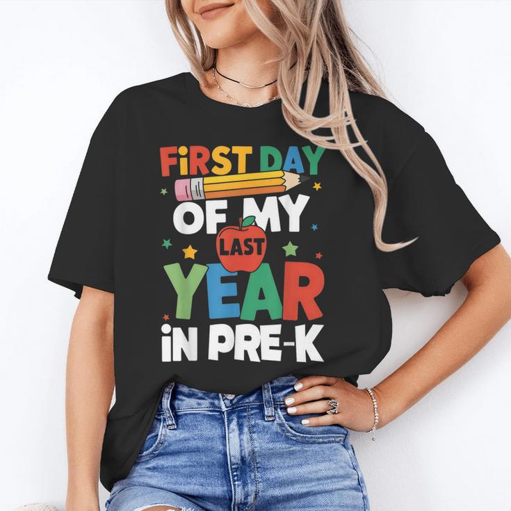 First Day Of My Last Year In Pre-k Back To School Unisex T-Shirt First Day Of My Last Year In Pre-k Back To School Unisex T-Shirt
