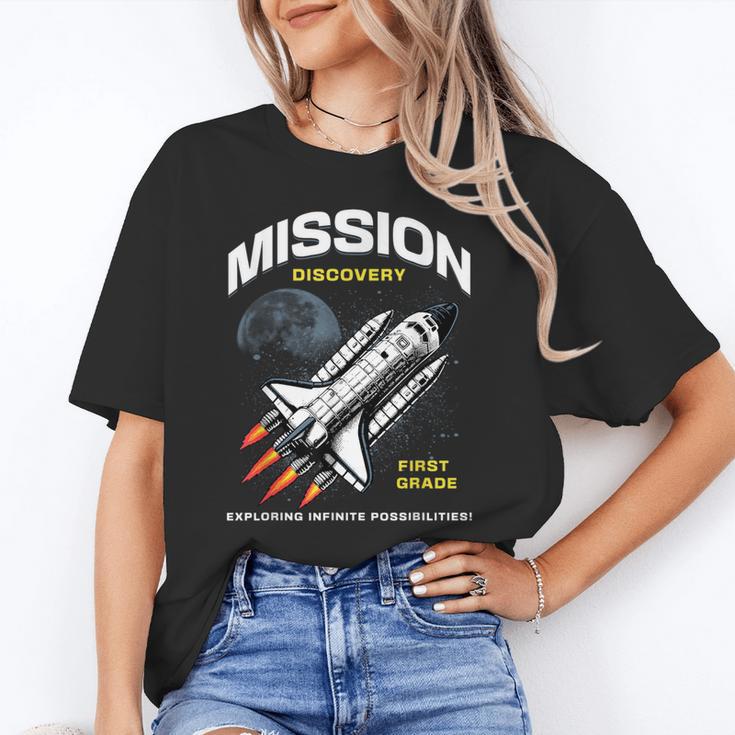 First Grade Back To School Space Rocket Astronaut Unisex T-Shirt First Grade Back To School Space Rocket Astronaut Unisex T-Shirt