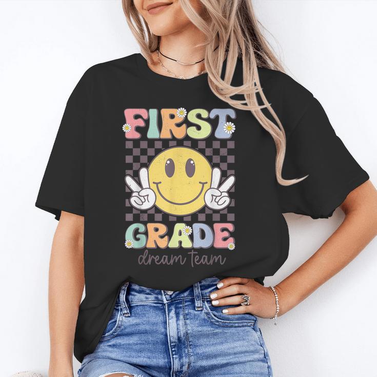 First Grade Dream Team Smile Face Back To School 1st Grade Unisex T-Shirt First Grade Dream Team Smile Face Back To School 1st Grade Unisex T-Shirt