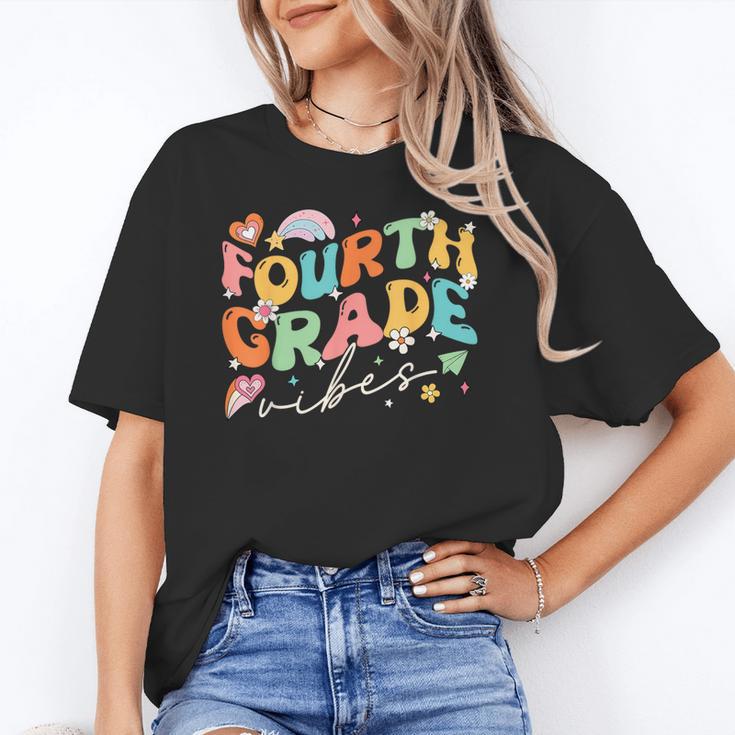 Fourth Grade Vibes 4th Grade Team Groovy Back To School Unisex T-Shirt Fourth Grade Vibes 4th Grade Team Groovy Back To School Unisex T-Shirt