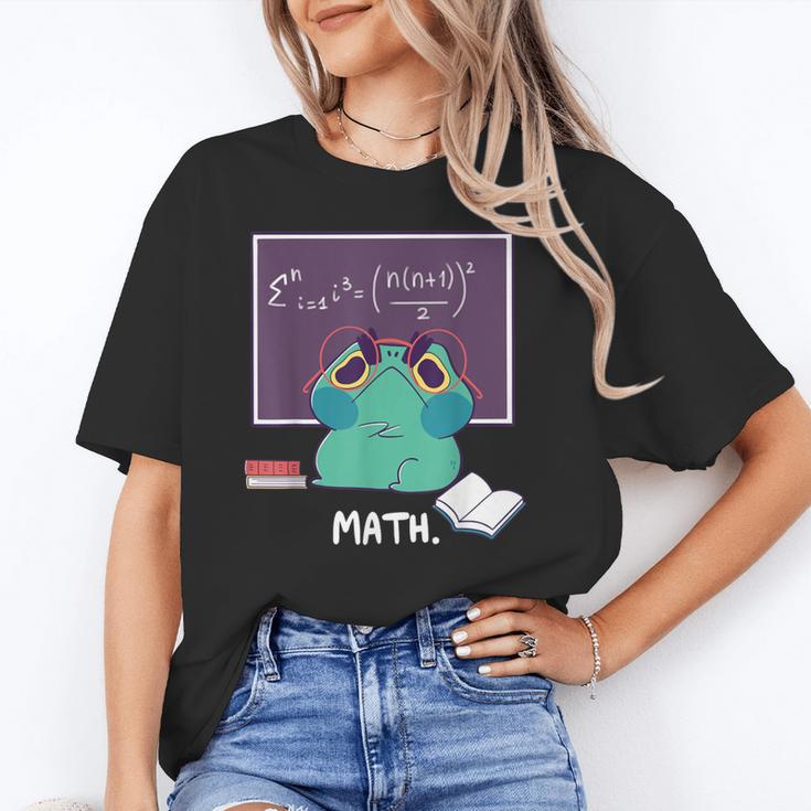 Frog Hates Math Kawaii Science Back To School Kids Unisex T-Shirt Frog Hates Math Kawaii Science Back To School Kids Unisex T-Shirt