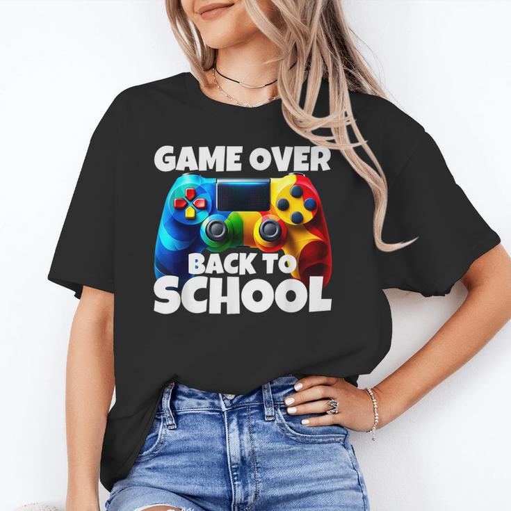 Game Over Back To School Gaming Controller Kids Gamer Unisex T-Shirt Game Over Back To School Gaming Controller Kids Gamer Unisex T-Shirt