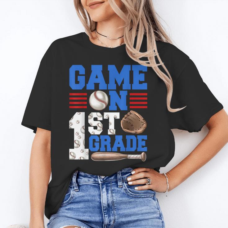 Game On First Grade Boy Baseball Back To School Unisex T-Shirt Game On First Grade Boy Baseball Back To School Unisex T-Shirt