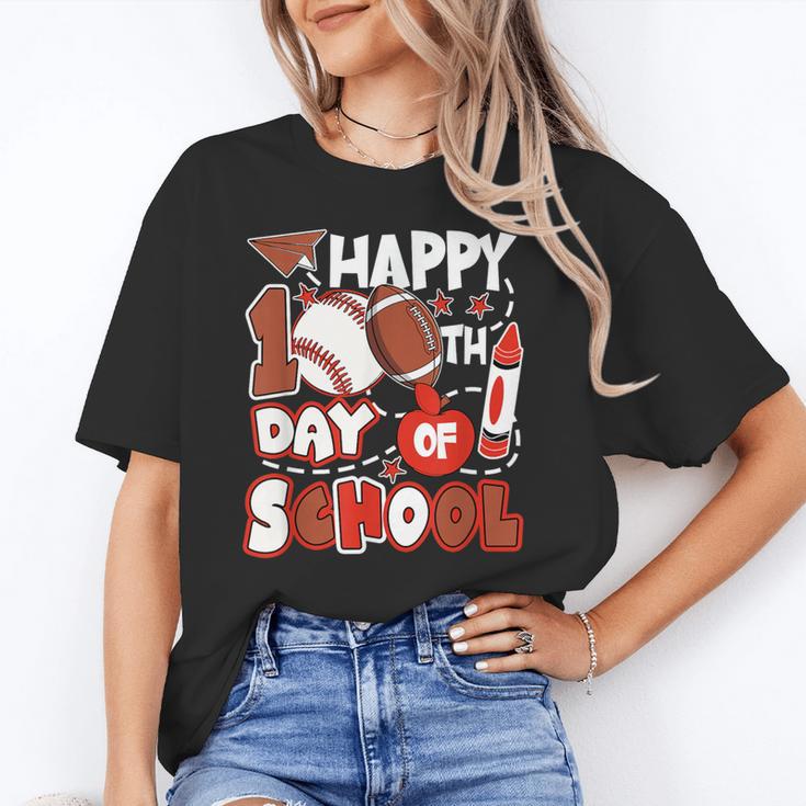Happy 100 Days Of School Baseball Football PE Teacher Unisex T-Shirt Happy 100 Days Of School Baseball Football PE Teacher Unisex T-Shirt