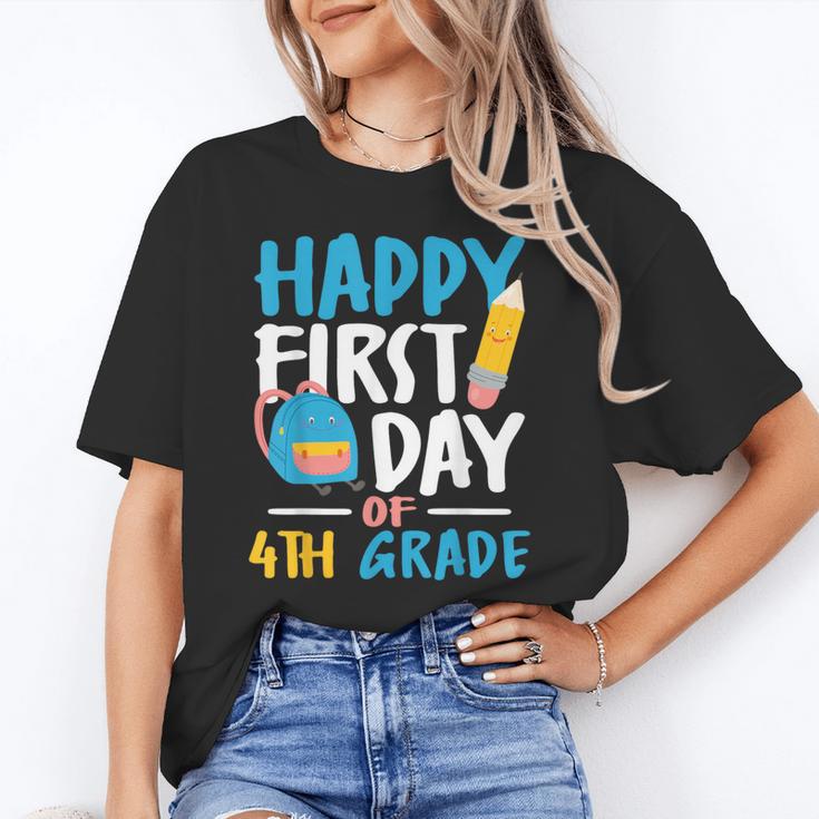 Happy First Day Of 4th Grade Student Back To School Unisex T-Shirt