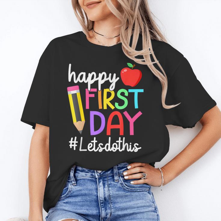 Happy First Day Let's Do This Welcome Back To School Tie Dye Unisex T-Shirt Happy First Day Let's Do This Welcome Back To School Tie Dye Unisex T-Shirt