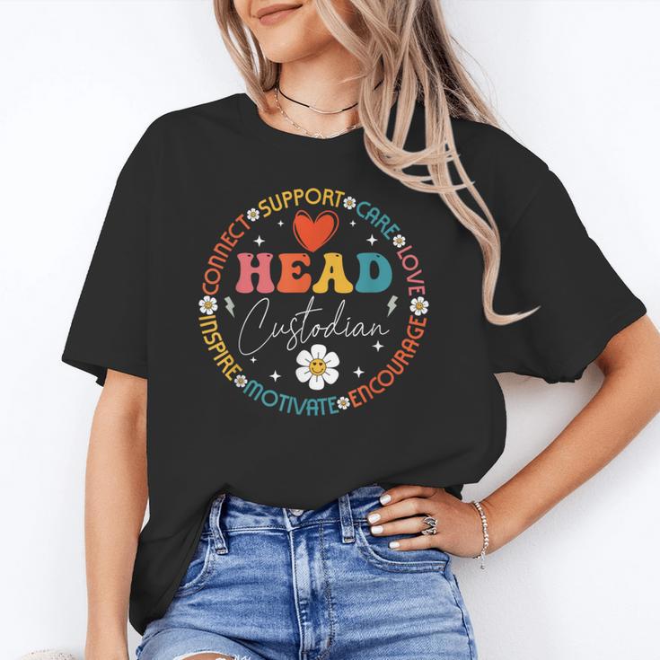 Head Custodian Appreciation Week Back To School Retro Groovy Unisex T-Shirt