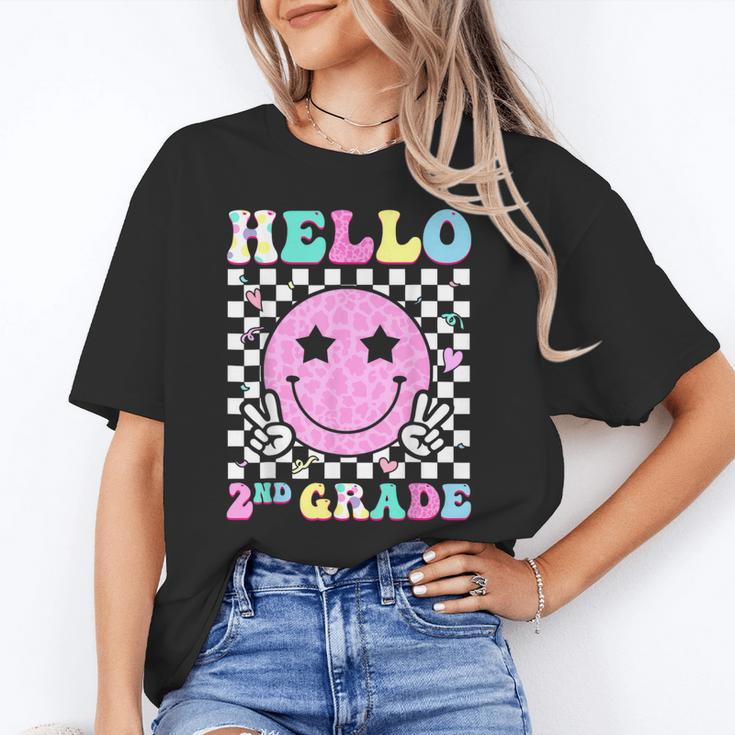 Hello 2nd Grade Groovy Back To School Second Grade Girls Kid Unisex T-Shirt Hello 2nd Grade Groovy Back To School Second Grade Girls Kid Unisex T-Shirt