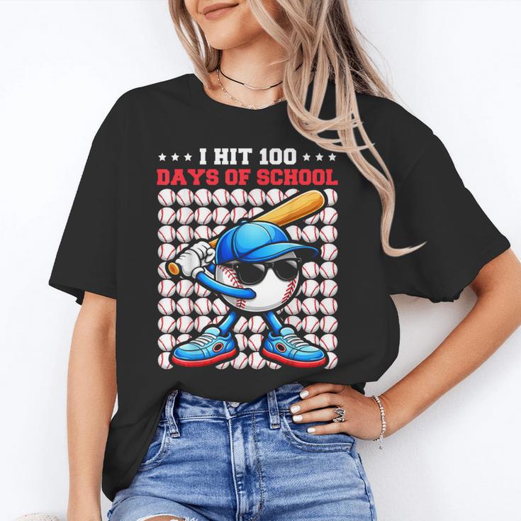 I Hit 100 Days Of School Baseball Player Kids Boys Son Unisex T-Shirt I Hit 100 Days Of School Baseball Player Kids Boys Son Unisex T-Shirt