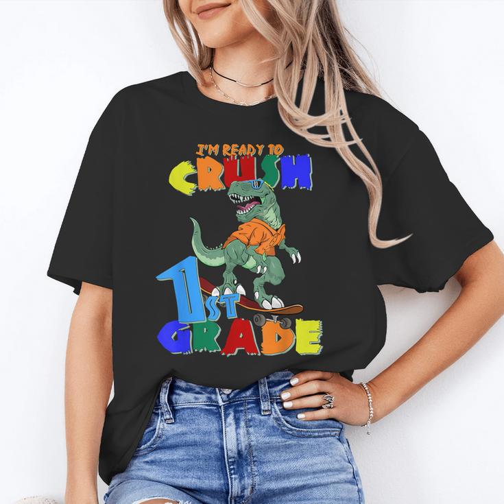 I'm Ready To Crush 1st Grade Dinosaur Back To School T-Rex Unisex T-Shirt I'm Ready To Crush 1st Grade Dinosaur Back To School T-Rex Unisex T-Shirt