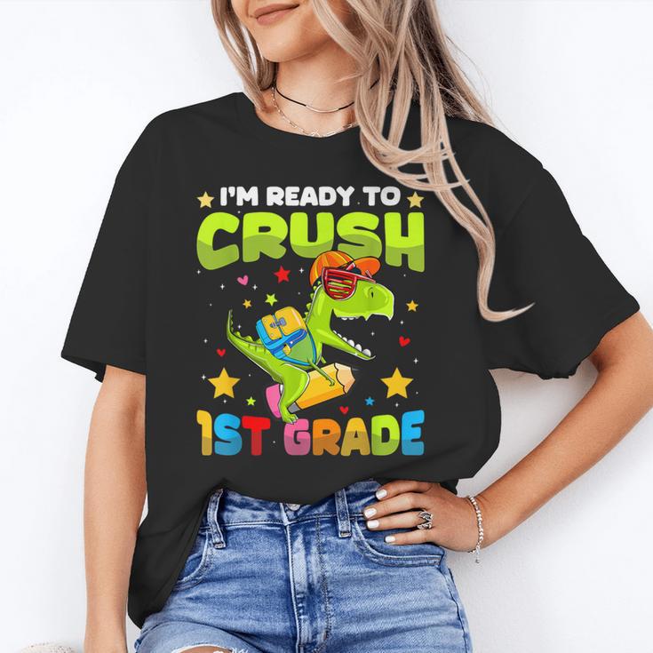 I'm Ready To Crush 1st Grade Dinosaurs Back To School Kids Unisex T-Shirt