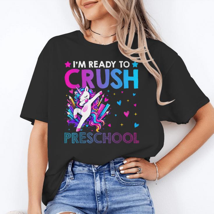I'm Ready To Crush Preschool Dabbing Unicorn Back To School Unisex T-Shirt I'm Ready To Crush Preschool Dabbing Unicorn Back To School Unisex T-Shirt