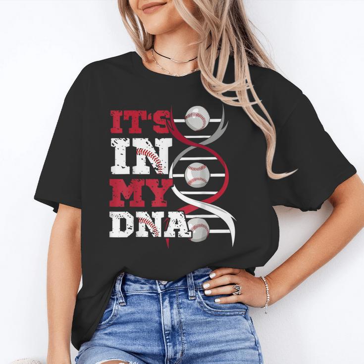 ITS In My DNA Baseball Sport Player Saying Baseball Fan Unisex T-Shirt ITS In My DNA Baseball Sport Player Saying Baseball Fan Unisex T-Shirt