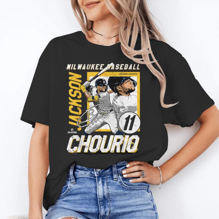 Jackson Chourio Milwaukee MLB Baseball Player MLBJCH203M Unisex T-Shirt