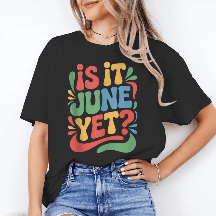Is It June Yet Back To School Student Groovy Kids Unisex T-Shirt Is It June Yet Back To School Student Groovy Kids Unisex T-Shirt