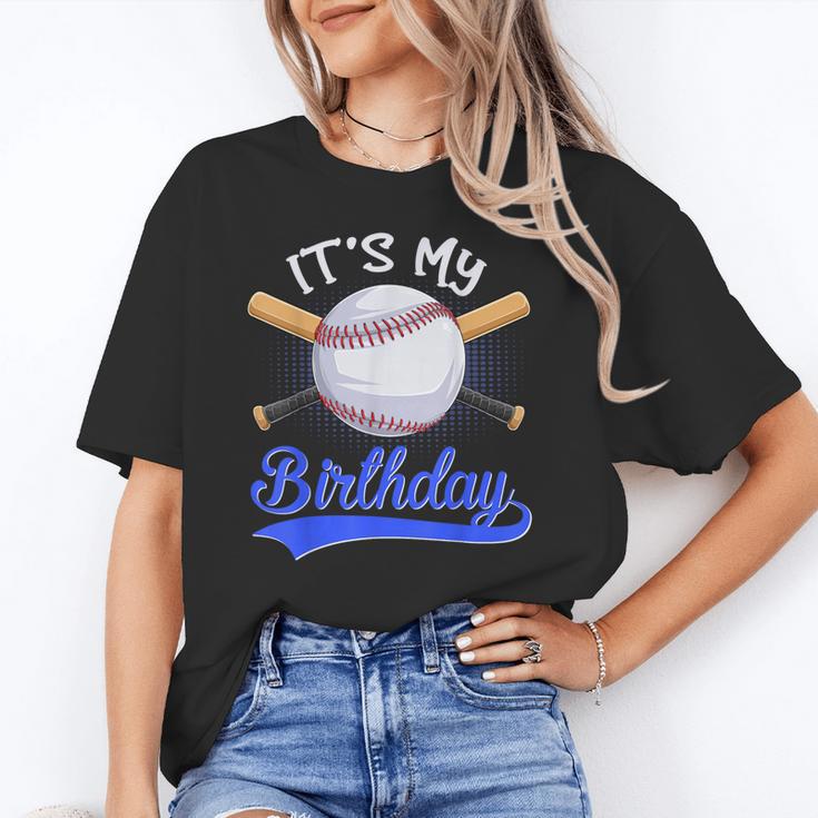 Kids 8th Baseball Birthday Party Boys Sport Fan 8 Years Old Unisex T-Shirt