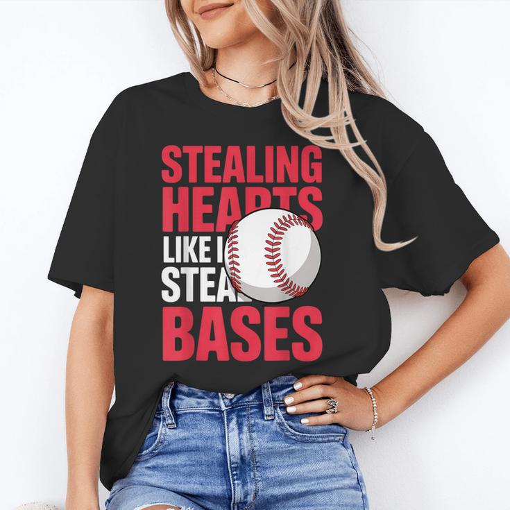 Kids Stealing Hearts Like I Steal Bases Cute Baseball Boys Unisex T-Shirt Kids Stealing Hearts Like I Steal Bases Cute Baseball Boys Unisex T-Shirt