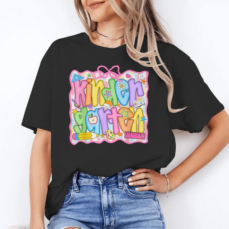 Kindergarten Coquette Bow Back To School Kinder Girl Kids Unisex T-Shirt Kindergarten Coquette Bow Back To School Kinder Girl Kids Unisex T-Shirt