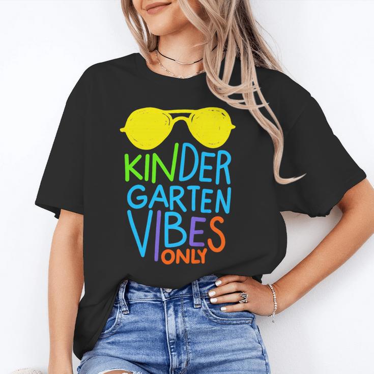 Kindergarten Vibes Only Glow Sunglasses Back To School Unisex T-Shirt Kindergarten Vibes Only Glow Sunglasses Back To School Unisex T-Shirt