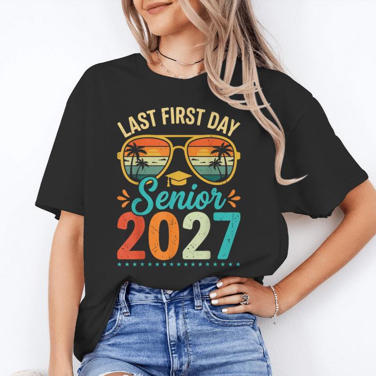 Last First Day Senior 2027 Back To School Students Tee Unisex T-Shirt Last First Day Senior 2027 Back To School Students Tee Unisex T-Shirt