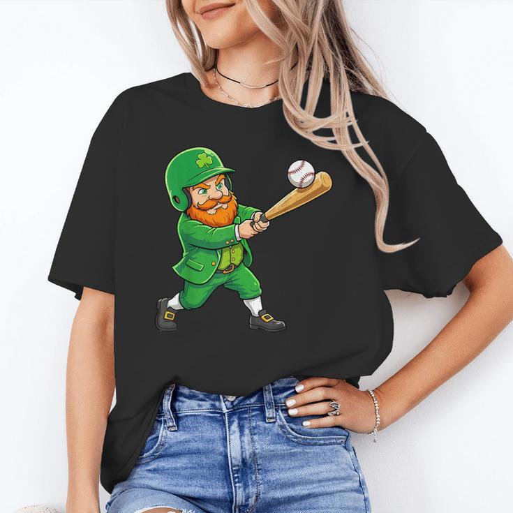 Leprechaun Playing Baseball St Patricks Day Men Boys Kids Unisex T-Shirt Leprechaun Playing Baseball St Patricks Day Men Boys Kids Unisex T-Shirt