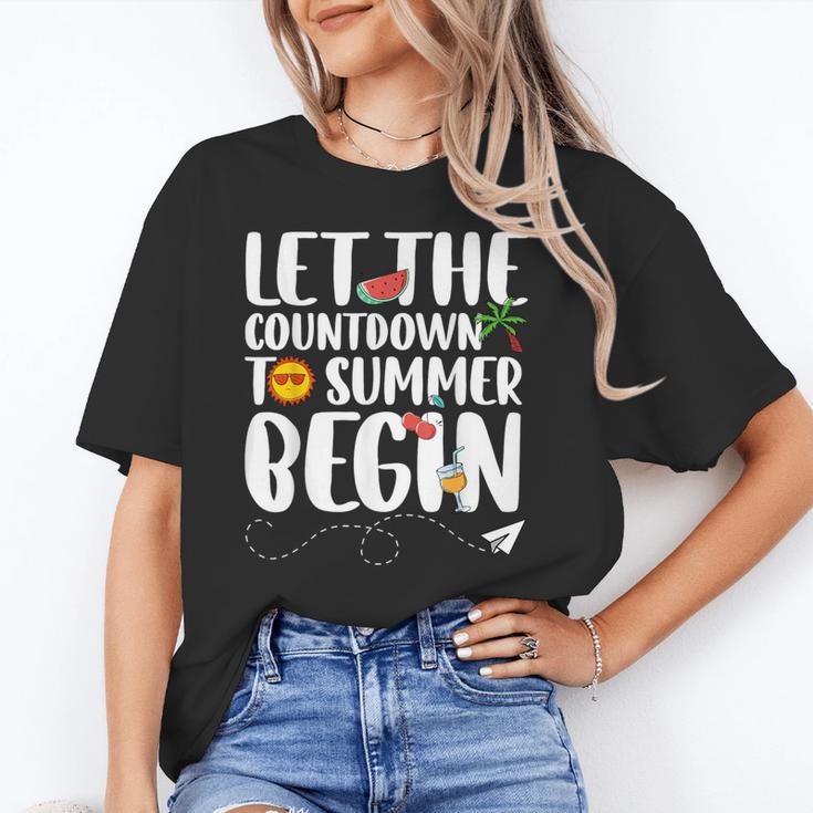 Let The Countdown To Summer Begin Back To School Unisex T-Shirt Let The Countdown To Summer Begin Back To School Unisex T-Shirt