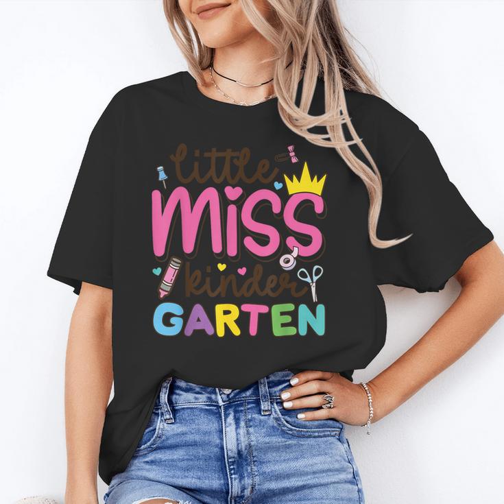 Little Miss Kindergarten First Day Back To School Girls Cute Unisex T-Shirt Little Miss Kindergarten First Day Back To School Girls Cute Unisex T-Shirt