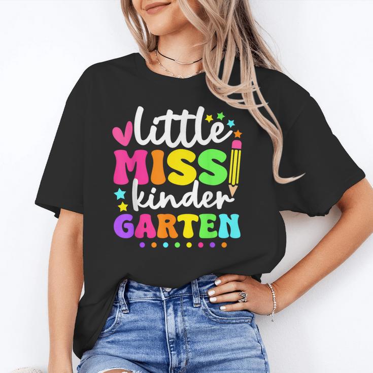 Little Miss Kindergarten Kids Girls Pencil Back To School Unisex T-Shirt Little Miss Kindergarten Kids Girls Pencil Back To School Unisex T-Shirt