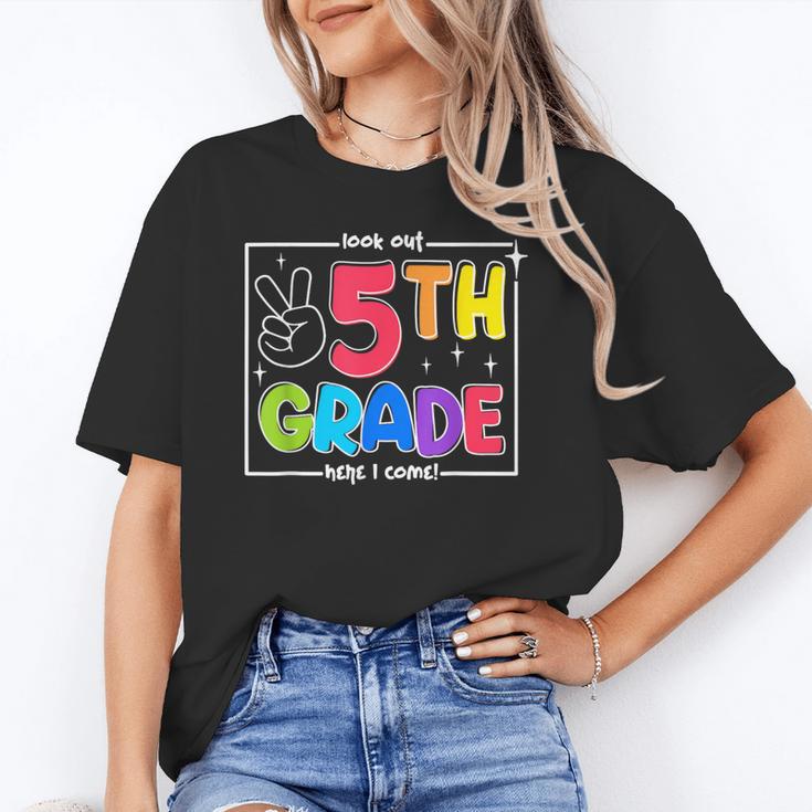 Look Out 5th Grade Here I Come Fifth Grade Back To School Unisex T-Shirt Look Out 5th Grade Here I Come Fifth Grade Back To School Unisex T-Shirt