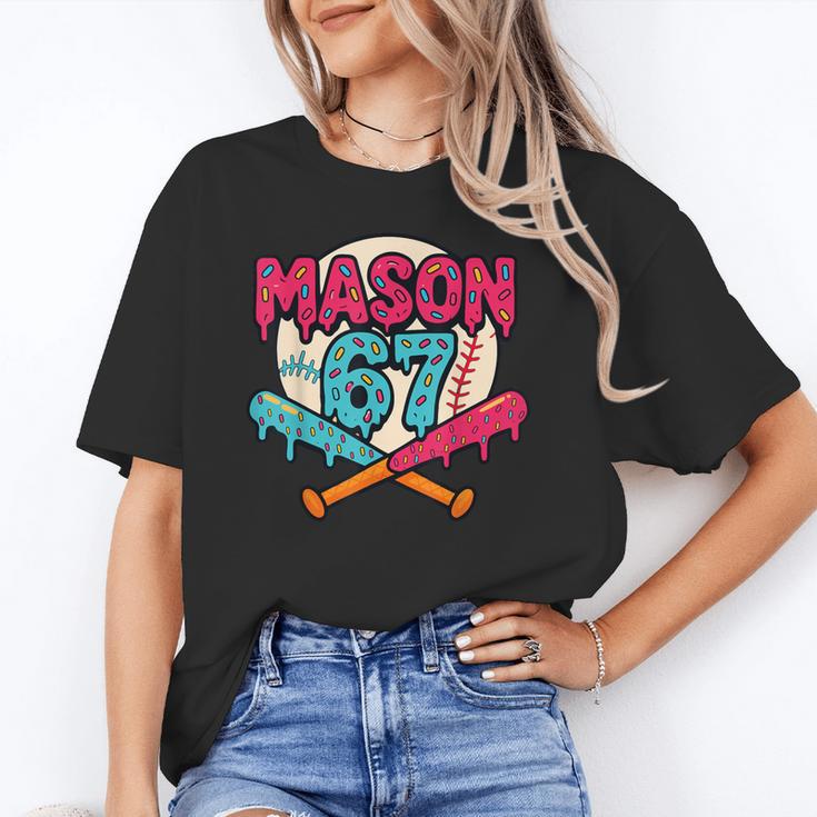 Mason 67 Ice Cream Drip Baseball Meme Graphics Unisex T-Shirt Mason 67 Ice Cream Drip Baseball Meme Graphics Unisex T-Shirt