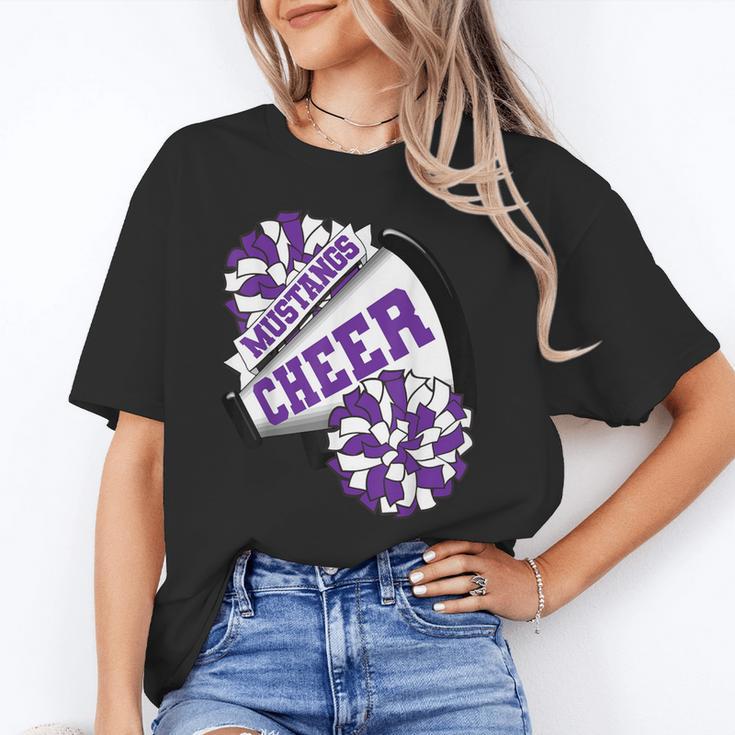 Mustangs Cheer Back To School Cheerleading Spirit P Unisex T-Shirt Mustangs Cheer Back To School Cheerleading Spirit P Unisex T-Shirt